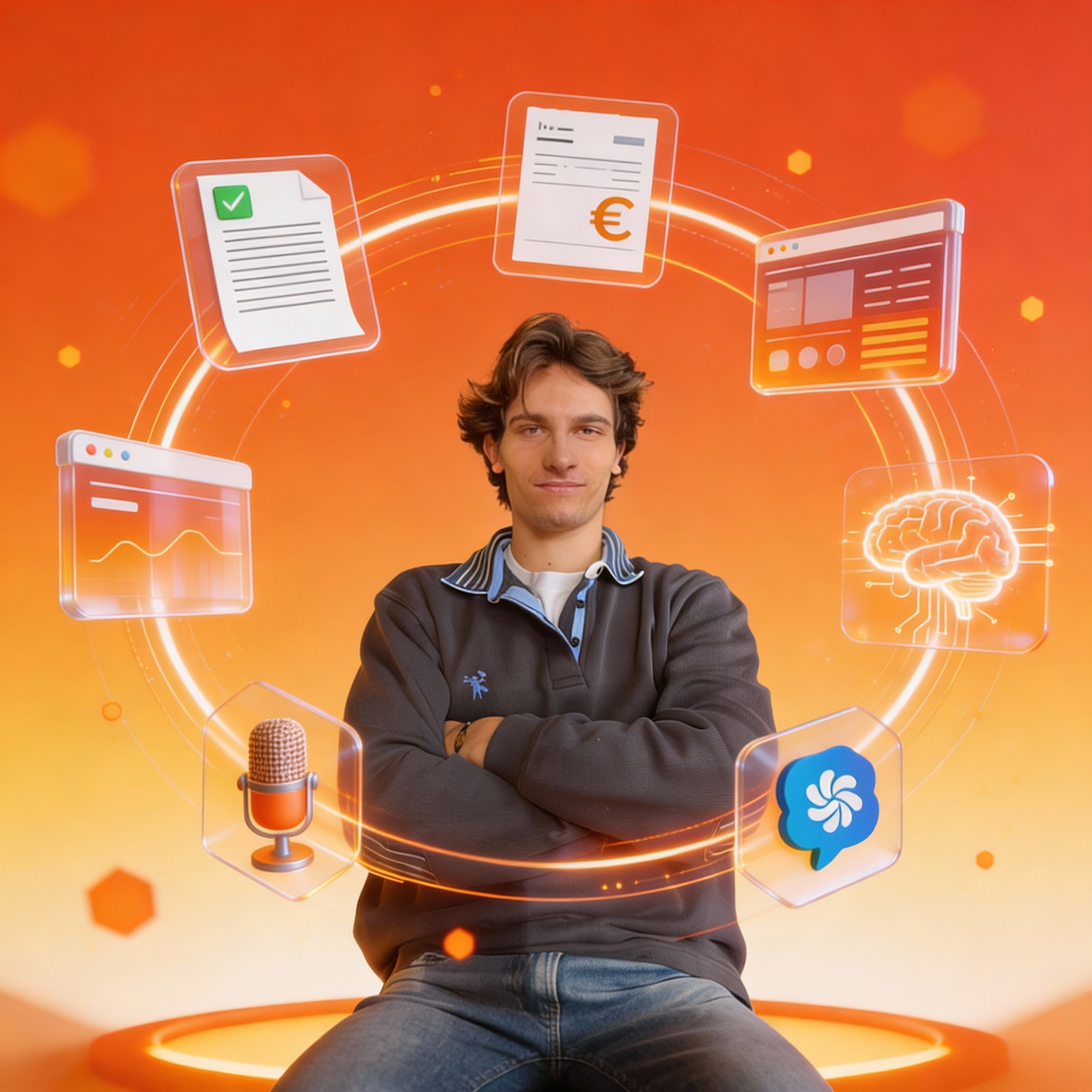 Mathis Lepoutre, fondateur d'Acompli